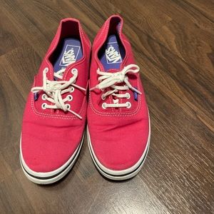Deep Pink Vans
